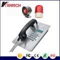 Stainless Steel Metal Button Telephone Knzd-07A Emergency Phone